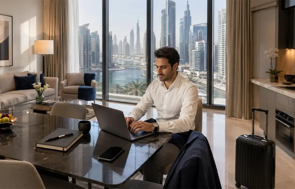 Business Travel Made Easy with 4rent Serviced Apartments in Dubai